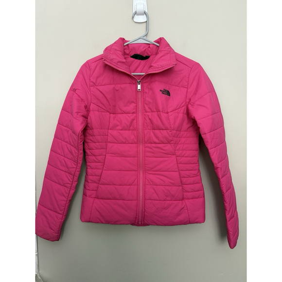 The North Face Jacket Harway Puffer Full Zip Quilted Bright Pink Size XS - Picture 1 of 9